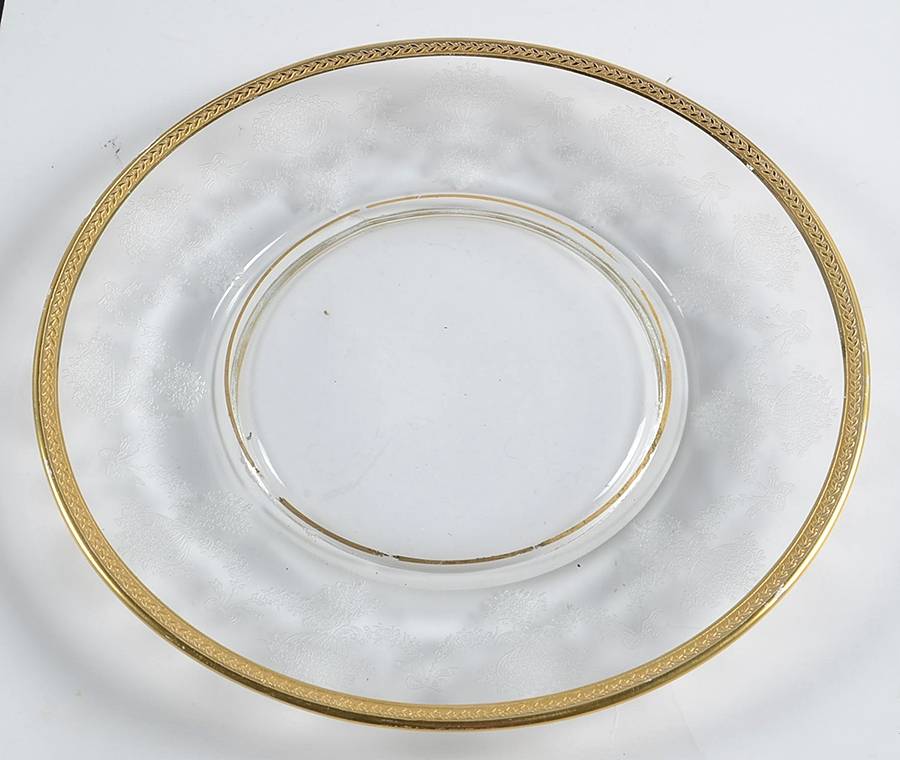 Apollo Diana (14196, Gold Encrusted) Luncheon Plate by Tiffin-Franciscan-1