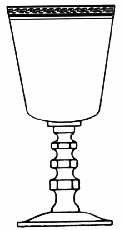 Apollo (Gold) Water Goblet by Tiffin-Franciscan-1