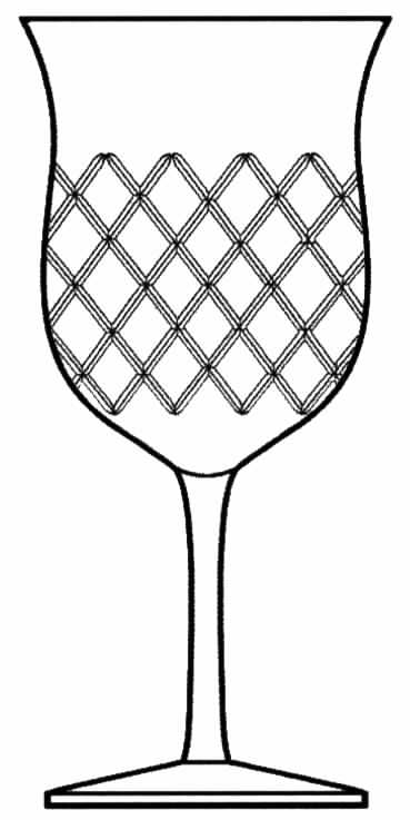 Arabesque Water Goblet by Tiffin-Franciscan-1