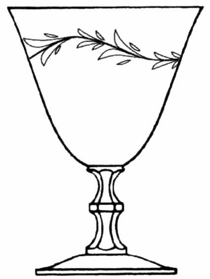 Arcadia Water Goblet by Tiffin-Franciscan-1