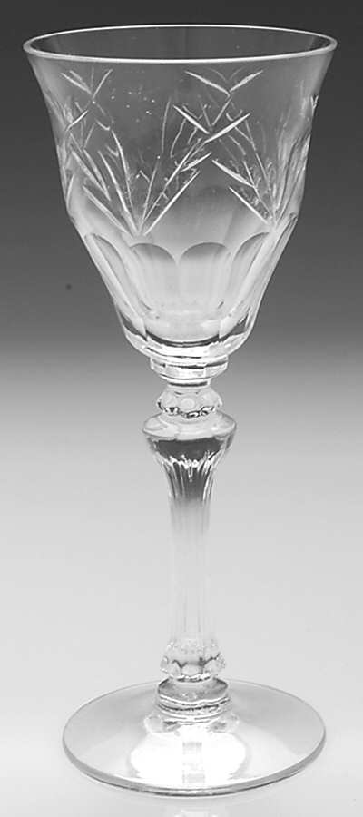 Ardsley (Cut, Non Optic) Wine Glass by Tiffin-Franciscan-1