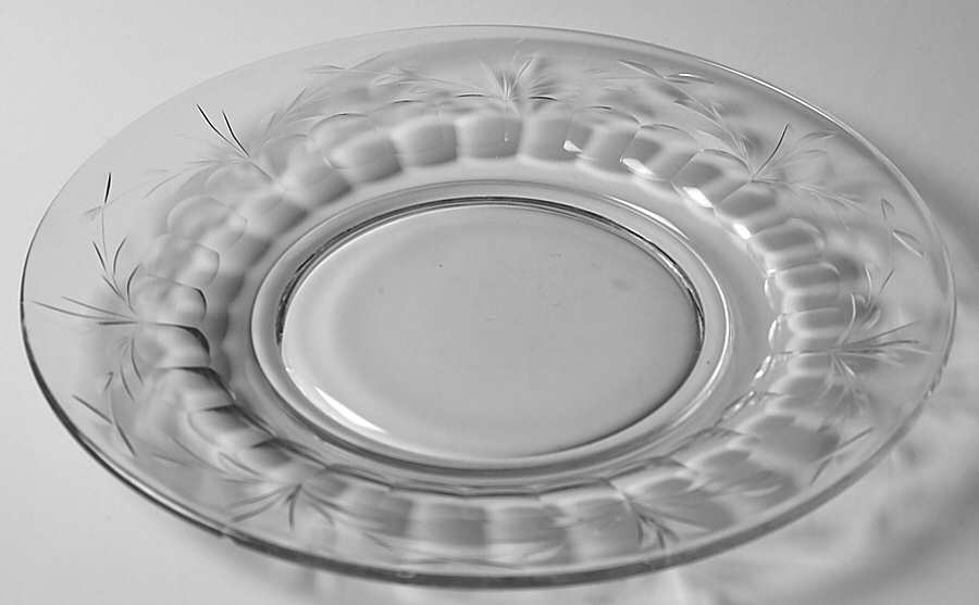 Ardsley (Cut, Non Optic) Luncheon Plate by Tiffin-Franciscan-1