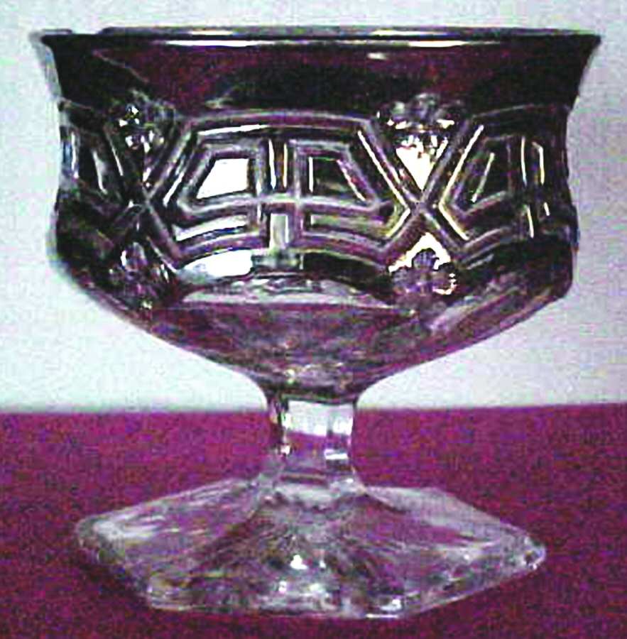 Athenia Silver Encrusted Low Sherbet by Tiffin-Franciscan-1