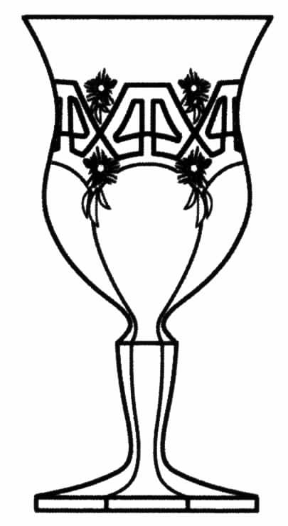 Athenia Cranberry Water Goblet by Tiffin-Franciscan-1