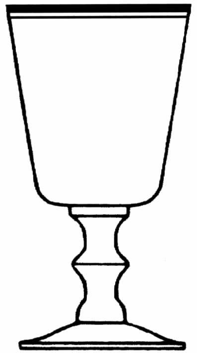 Aureola (Gold) Water Goblet by Tiffin-Franciscan-1