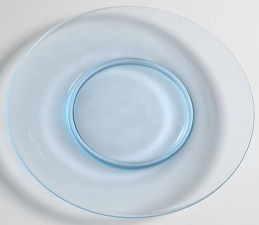 Azure Blue (Non Optic) Luncheon Plate by Tiffin-Franciscan-1