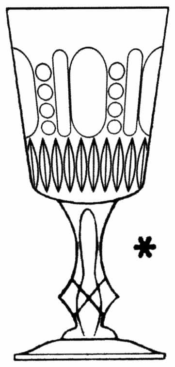 Balmoral Water Goblet by Tiffin-Franciscan-1