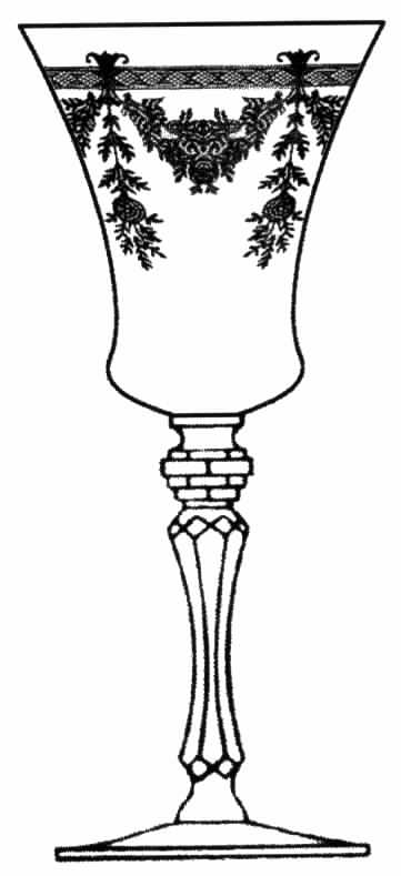 Beatrice (Stem 15088) Water Goblet by Tiffin-Franciscan-1