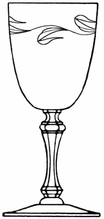 Belair Water Goblet by Tiffin-Franciscan-1