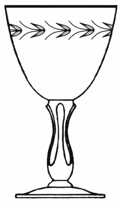 Bellemeade Water Goblet by Tiffin-Franciscan-1