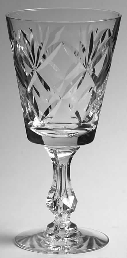 Belmont Water Goblet by Tiffin-Franciscan-1