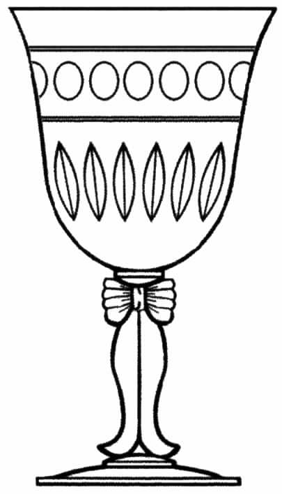 Berwick Water Goblet by Tiffin-Franciscan-1