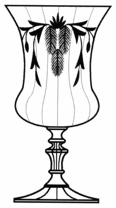 Beverly (Cut #447) Water Goblet by Tiffin-Franciscan-1