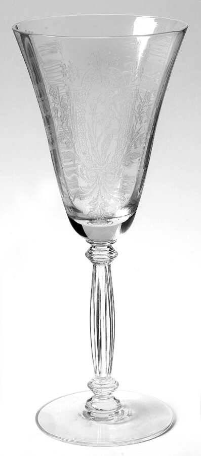 Blue Bell Water Goblet by Tiffin-Franciscan-1