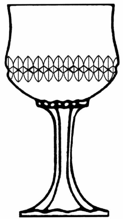 Borgia Water Goblet by Tiffin-Franciscan-1