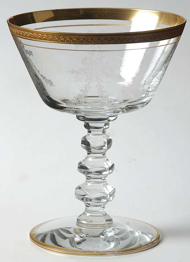 Bouquet Champagne/Tall Sherbet by Tiffin-Franciscan-1
