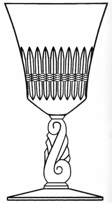 Brighton Water Goblet by Tiffin-Franciscan-1