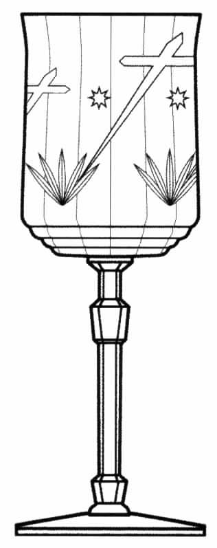 Brille Water Goblet by Tiffin-Franciscan-1