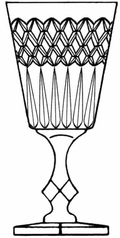 Bristol Water Goblet by Tiffin-Franciscan-1