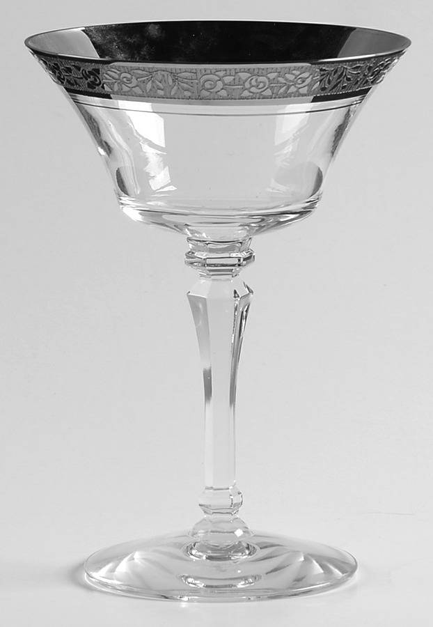 Bridal Rose Champagne/Tall Sherbet by Tiffin-Franciscan-1