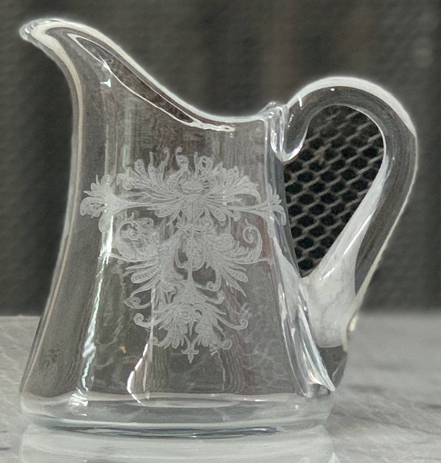 Byzantine Clear (Stem 15037) Creamer by Tiffin-Franciscan-1