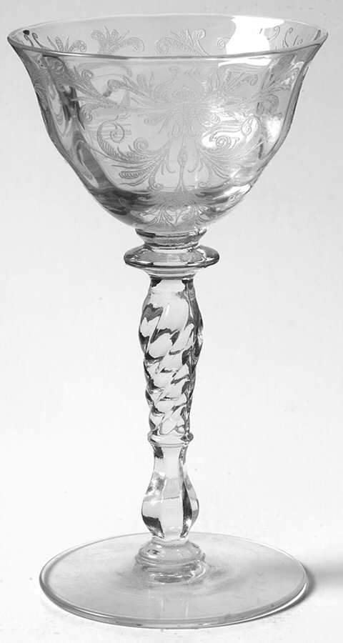 Byzantine Clear (Stem 15037) Liquor Cocktail by Tiffin-Franciscan-1