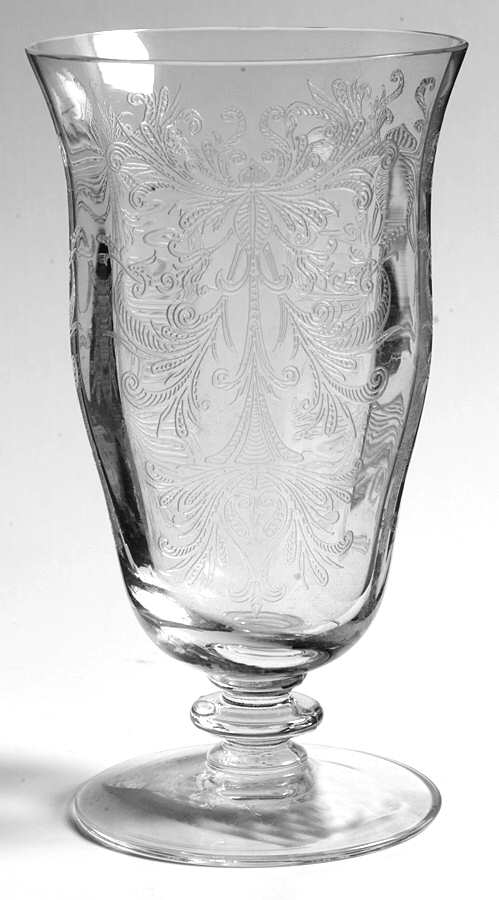 Byzantine Clear (Stem 15037) Footed Tumbler by Tiffin-Franciscan-1