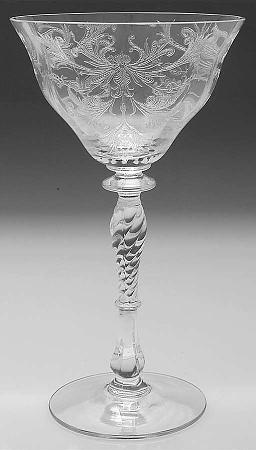 Byzantine Clear (Stem 15037) Champagne/Tall Sherbet by Tiffin-Franciscan-1