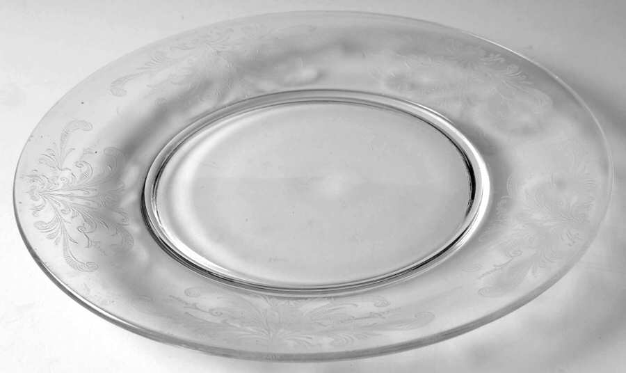 Byzantine Clear (Stem 15037) Luncheon Plate by Tiffin-Franciscan-1