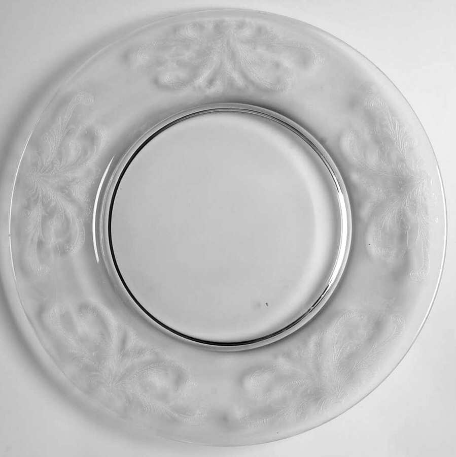 Byzantine Clear (Stem 15037) Luncheon Plate by Tiffin-Franciscan-1