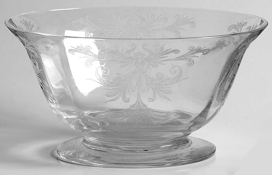 Byzantine Clear (Stem 15037) Footed Finger Bowl by Tiffin-Franciscan-1