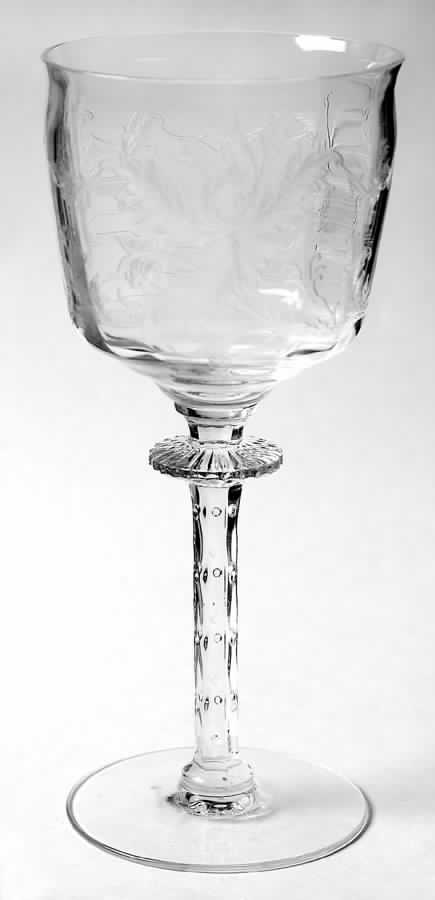 Cadena Clear Water Goblet by Tiffin-Franciscan-1