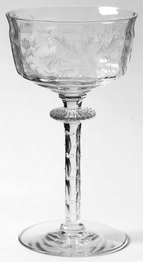 Cadena Clear Champagne/Tall Sherbet by Tiffin-Franciscan-1