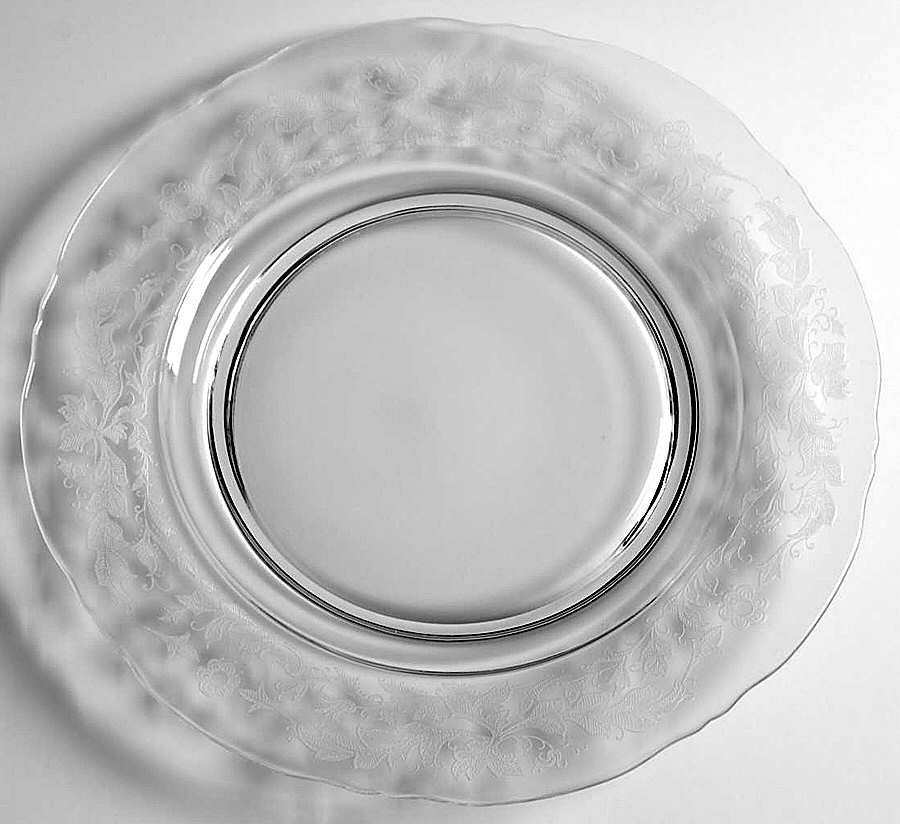 Cadena Clear Dinner Plate by Tiffin-Franciscan-1
