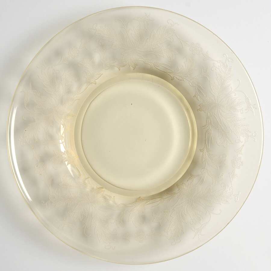 Cadena Amber (Mandarin Yellow) Bread & Butter Plate by Tiffin-Franciscan-1