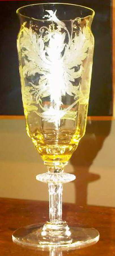 Cadena Amber (Mandarin Yellow) Parfait by Tiffin-Franciscan-1