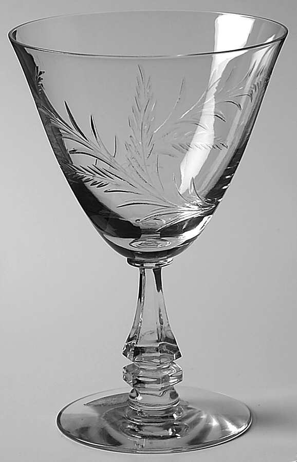 Calais Water Goblet by Tiffin-Franciscan-1