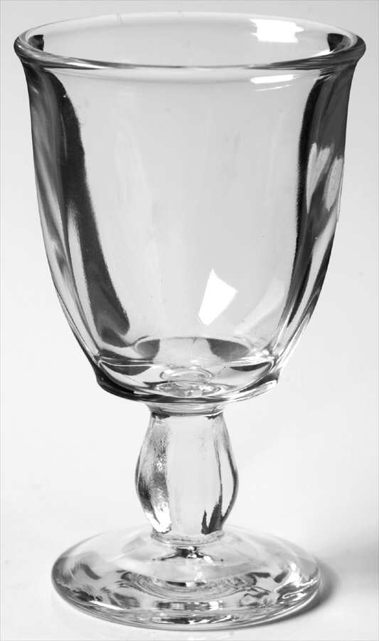 Canterbury Clear Water Goblet by Tiffin-Franciscan-1