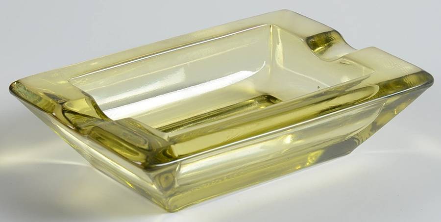 Canterbury Citron 3" Rectangular Ashtray by Tiffin-Franciscan-1