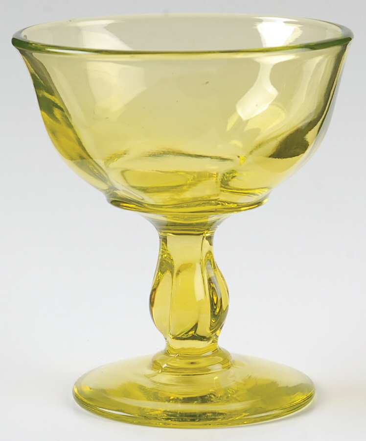 Canterbury Citron Champagne/Tall Sherbet by Tiffin-Franciscan-1