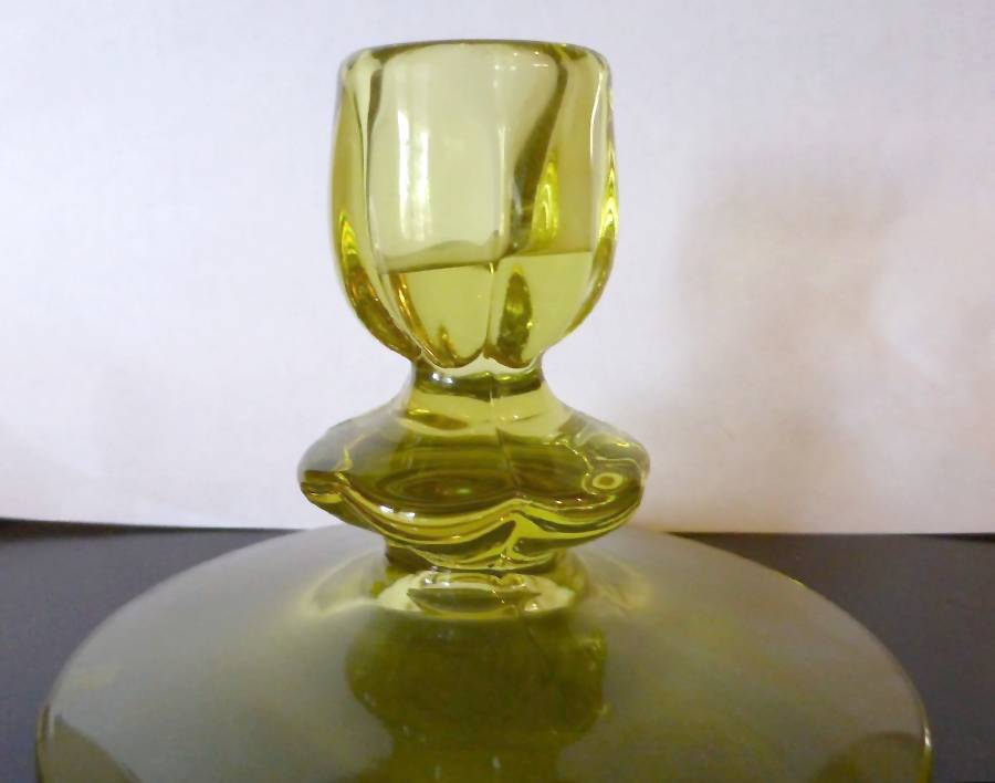 Canterbury Greenbriar Single Light Candlestick by Tiffin-Franciscan-1