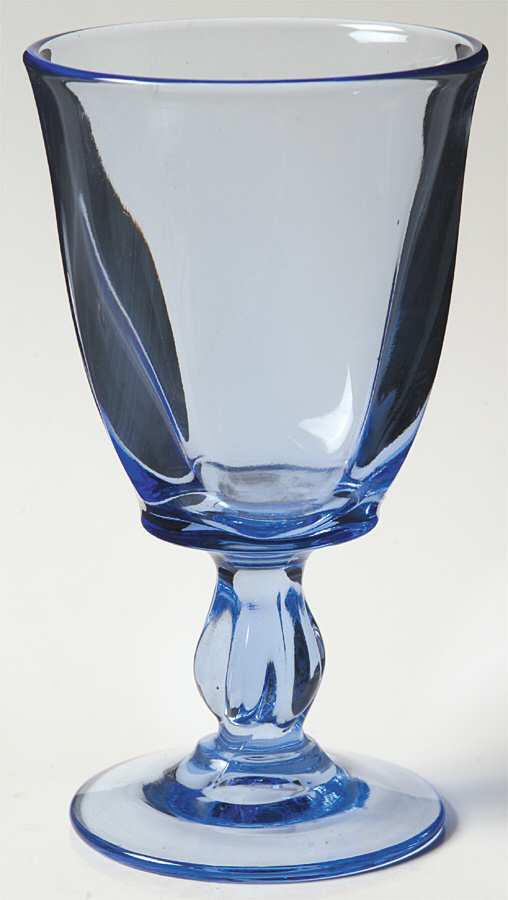 Canterbury Light Blue Water Goblet by Tiffin-Franciscan-1