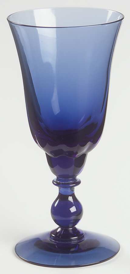 Canterbury II Blue Wine Glass by Tiffin-Franciscan-1