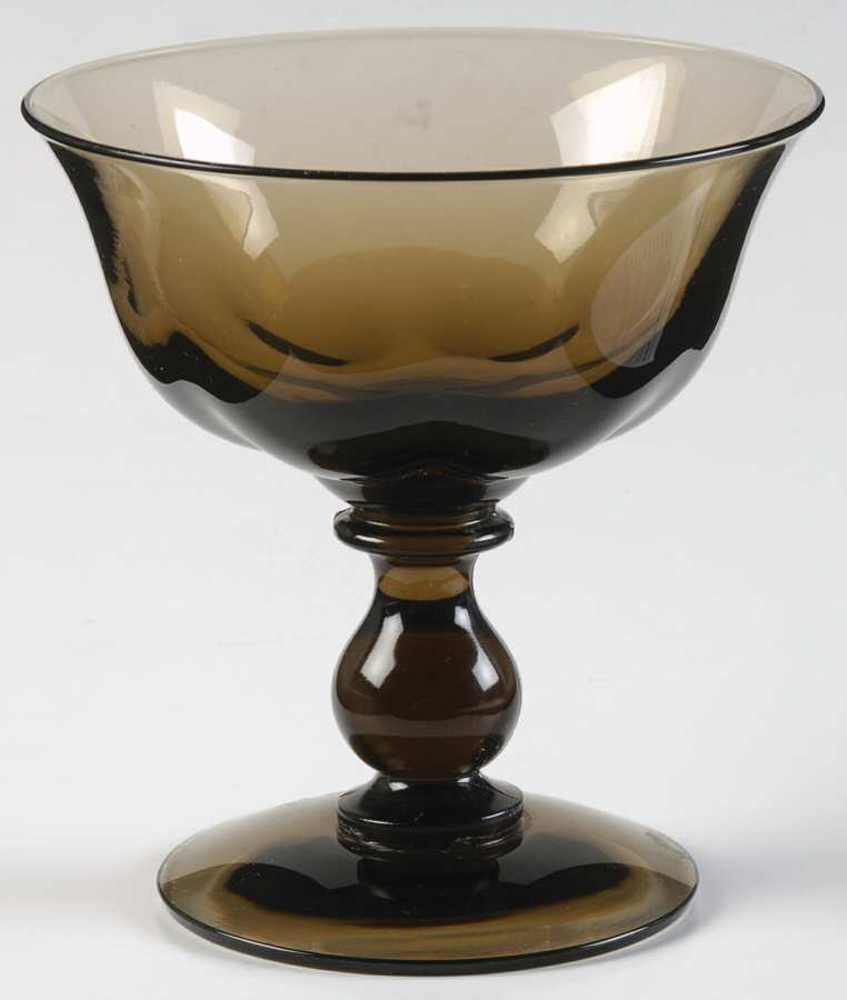 Canterbury II Brown Champagne/Tall Sherbet by Tiffin-Franciscan-1