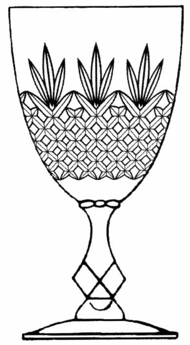 Canterbury Water Goblet by Tiffin-Franciscan-1