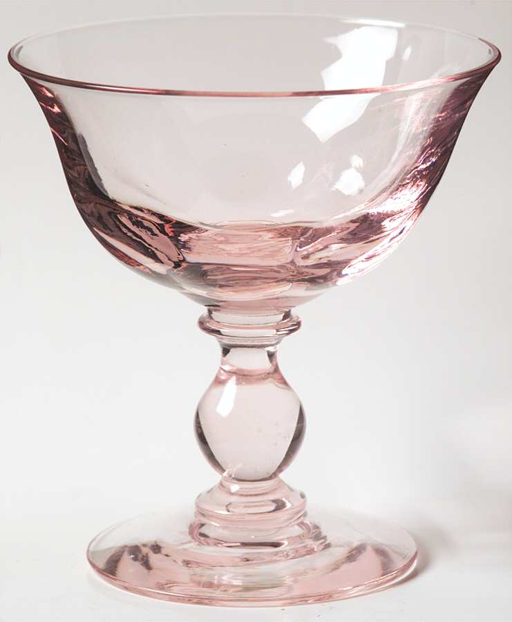 Canterbury II Pink Champagne/Tall Sherbet by Tiffin-Franciscan-1