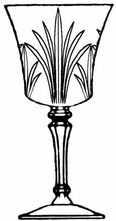 Caribbean Water Goblet by Tiffin-Franciscan-1