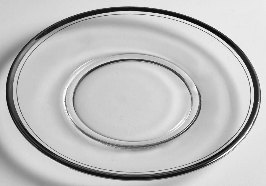 Carlton (Platinum Inner Ring) Luncheon Plate by Tiffin-Franciscan-1