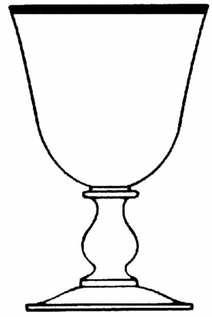 Carlton (No Inner Ring) Water Goblet by Tiffin-Franciscan-1