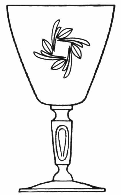 Carnival Water Goblet by Tiffin-Franciscan-1
